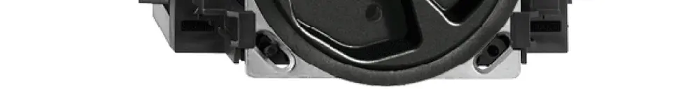EB-Steckdose FH 3×T13 L2 schwarz 53mm für Flachkabel Powerbus 