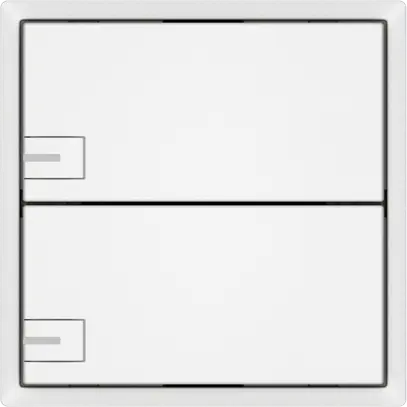 Poussoir universel EDIZIO.liv UNI SNAPFIX® a.LED RGB 2× comm.1T bc 