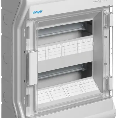 Distributore AP Hager vector 2-file 24UM IP54/IP65 310×427×151mm 