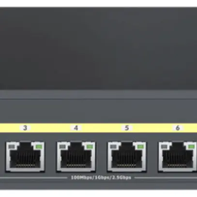Cloud switch EnGenius ECS2512FP, managed, PoE++, 8×2500T, 4×SFP, 240W 