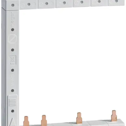 Pettine di raccordo Hager 4P 3L spina 10mm² 63A D L1N-L2N-L3N>L1N-L2N-L3N 