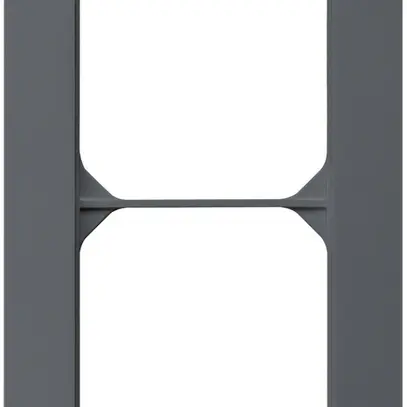 Cadre de recouvrement ENC kallysto.trend 2×1 anthracite 94×154mm 