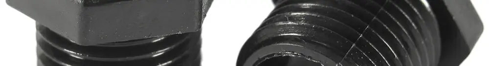 Raccordo isolante M10×1mm L=10mm nero esagonale 