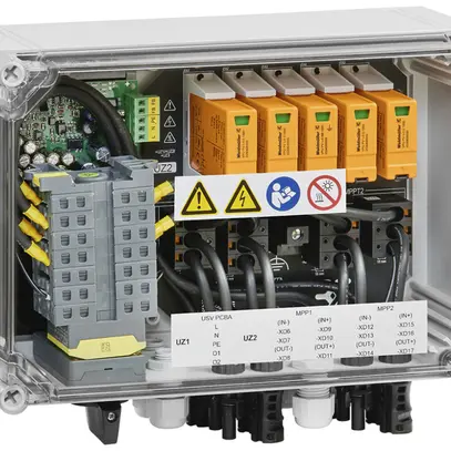Coffret de raccordement générateur WM GAK PVC DC 2I 1O 2MPP RD SPD1R EVO 11 