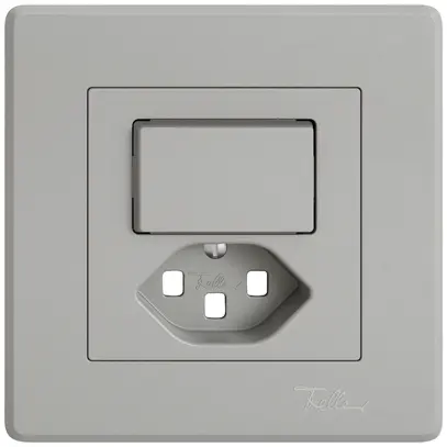 Kit de montage ENC EDIZIO.liv SNAPFIX® p.combi.T23 a.1 bouton a.lentille lat.grc 