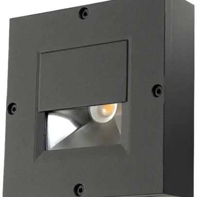 Lampada apparente LED SG Callisto 3W 140lm 830 IP65 REG 110×110mm antracite 
