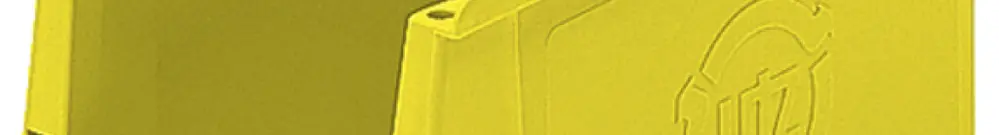 Casier de magasinage SILAFIX 230×147×132mm, jaune 