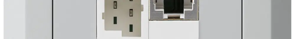 UP-Dose kallysto.line 1×RJ45s+1×TT83 hellgrau 