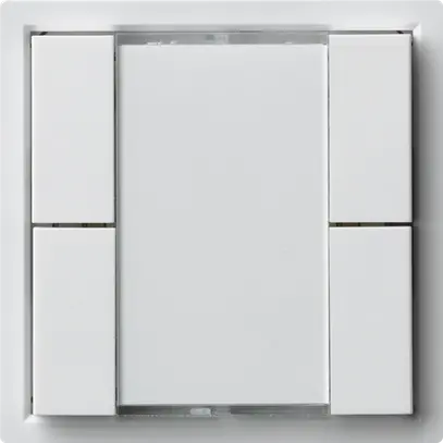 Poussoir universel ENC 4×KLA A sans LED blanc 