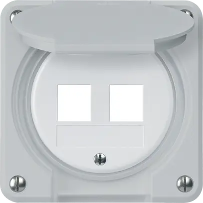 Kit di montaggio INC robusto HMS IP55 grigio per 2×modulo per combinazione 