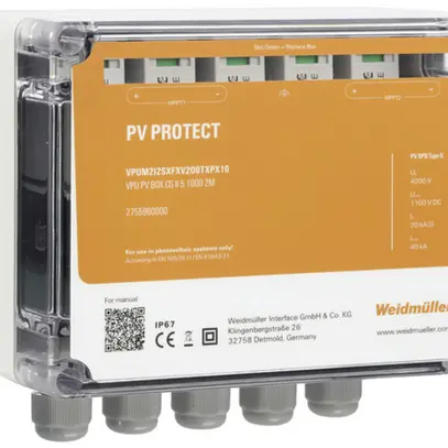 Coffret de protection surtension WM VPUM2I2SXFXV2O0TXPX15 