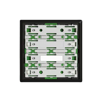 Piastra frontale EDIZIO.liv SNAPFIX® per pulsante UNI 3903-2 senza LED ne 