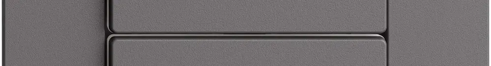 Kit copertura per pulsante scena 2 scene vert./2T Edue Wiser grigio scuro 