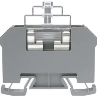 Sicherungsklemme Woertz 10mm² mit Sicherungshalter grau 