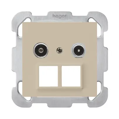 Presa multimedia INC kallysto R/TV montaggio B 11dB 2GHz beige 
