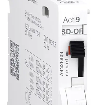 Interrupteur aux./sig.à distance AMD SE Acti9 SD-OF C60/C120 2C 6A 415VAC/130VDC 