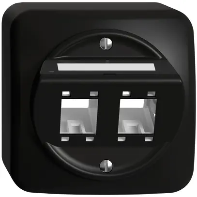 Kit de montage AP STANDARDdue SNAPFIX® pour freenet cat.5e/6 adaptateur 2× no 