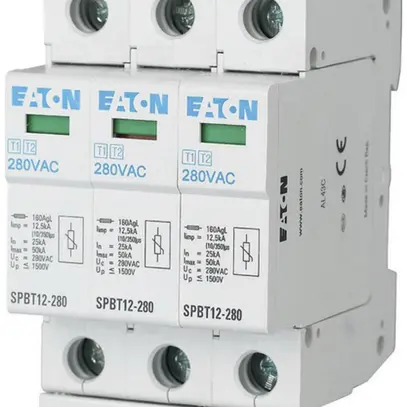Inserto per scaricatore combinato Eaton SPBT12-280/3 3P 12.5kA 280VAC 3UM 