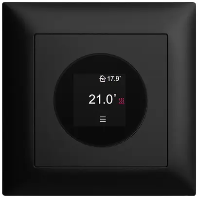 Termostato ambiente INC EDIZIOdue 230VAC 4…30°C 88×88mm nero 