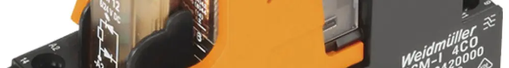 Relè WM RCMKIT-I 4CO 6A AgNi 19.2…31.2VDC LED raccordo a vite 