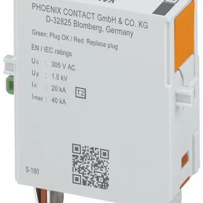 Inserto per scaricatore di sovratensione PX VAL-SPP-T2-NPE-P TN/TT 1L 240V 1UM 