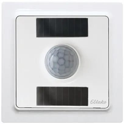 Détecteur de mouvement/luminosité RF AP Eltako FBH55ESB solaire blanc brillant 