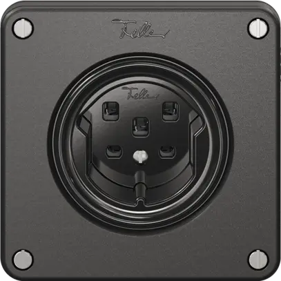 Prise NEVO, 1×T25, noir 