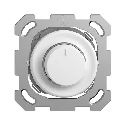 Regolatore INC STANDARDdue 20…600W illuminabile ritardo fase discendente bianco 