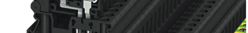 Morsetto di sicurezza PX nero UT 4-PE/L/HESILED 24 (5X20) 