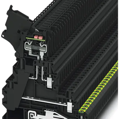 Morsetto di sicurezza PX nero UT 4-PE/L/HESILED 24 (5X20) 