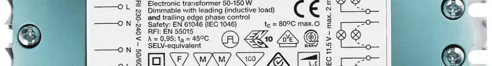 Trasformatore elettronico Halotronic HTM 150/230…240V 