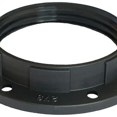 Anello filettato Elektrogros E27 materiale sintetico 56×10mm nero 