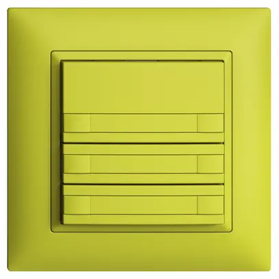 Poussoir KNX RGB ENC EDUE FMI, 250mW, s.LED, a.papier, 6×poussoir,1×touche, lem 