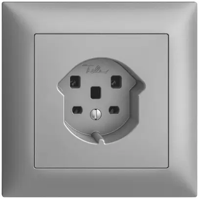 Presa INC EDIZIOdue T25 16A silver, morsetti a vite 