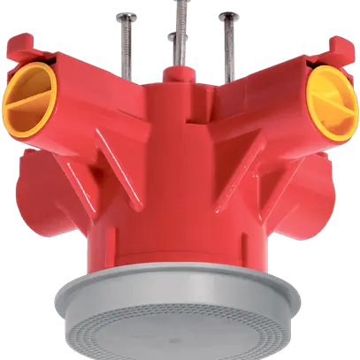 Lampendübel MT Crallo-Star Ø60×85mm mit Montagering 4×M20/M25 rot 