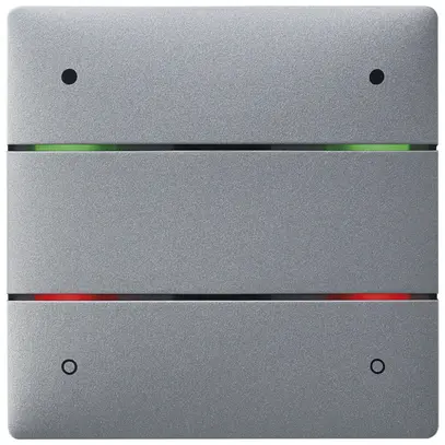 Senseur poussoir ENC KNX Theben iON 104, 4 fois, a.capteur d.temp., argent 