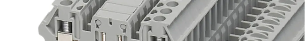 Borne d'installation 0.2…4mm² L/LB raccordement à vis gris 