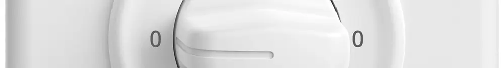 Interrupteur rotatif ENC STANDARDdue SNAPFIX® manette interrupteur 0/1L bc 
