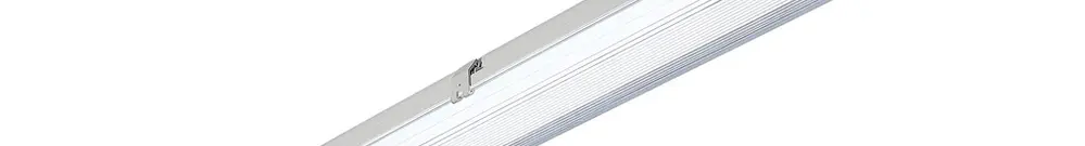 Luminaire p.locaux hum.Sylvania SYLPROOF G13 2×13W 3100lm 865 IP65 1280×99mm gr 