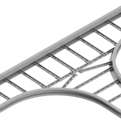 Pezzo a T Lanz per multicanale a lunga campata 400×60mm ZMA 