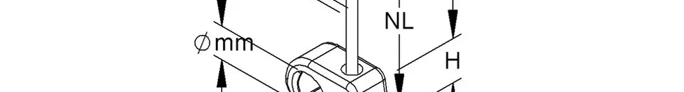 Brida a chiodo 7…11 25mm grigio 
