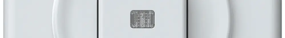 Pulsante luminoso INC origin 1×tasto luminoso 1CO 1P 0<1 10A 230V 92×92mm bianco 