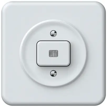 Pulsante luminoso INC origin 1×tasto luminoso 1CO 1P 0<1 10A 230V 92×92mm bianco 