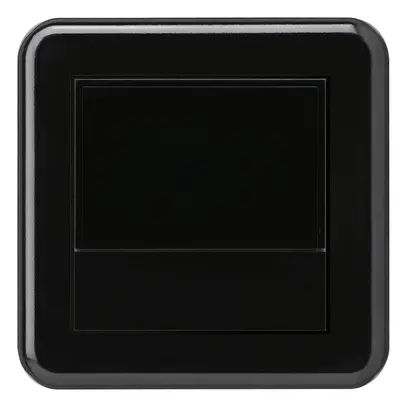 Termostato ambiente INC Hager basico C KNX con pulsanti aggiuntivi nero 