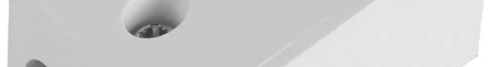 Scarico trazione SLV 38.5×34.5×30mm materiale sintetico bianco 