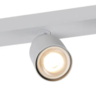 Spot SLV PURI 2.0 Tube CW GU10 3×6W VAR 258×42×138mm gris 
