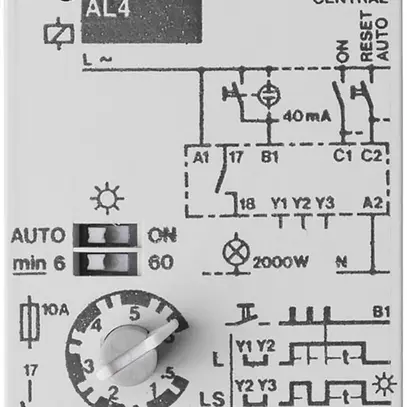 Minuterie AMD ComatReleco AL4, 220…240VAC 