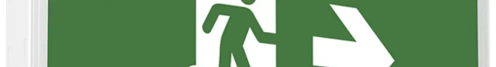 Lampada di emergenza ESYLUX SLX LED FLAT COVER 3h/8h 24m IP54 3W 388×148×46mm bi 