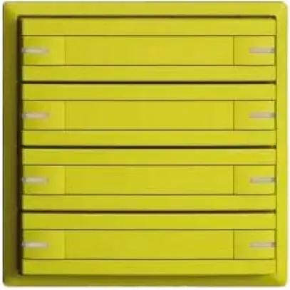 Pulsante KNX RGB EDUE, 250mW, c.LED RGB, c.carta, 8×pulsante, com.1×tasto, lem 