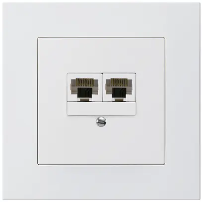 Scatola INC kallysto.pro 2×RJ45u separato bianco 